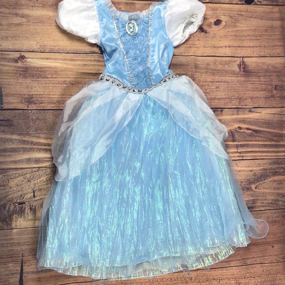 (D) Disney princess Cinderella dress